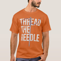 Distressed Needle Threading Thread the Needle Sew