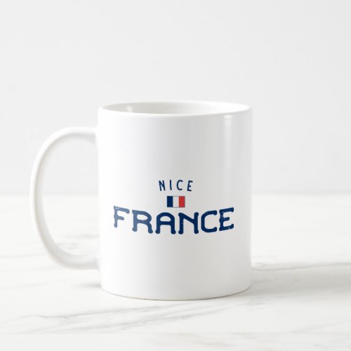 Distressed Nice France Coffee Mug