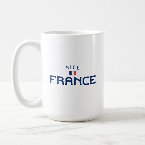 Distressed Nice France Coffee Mug