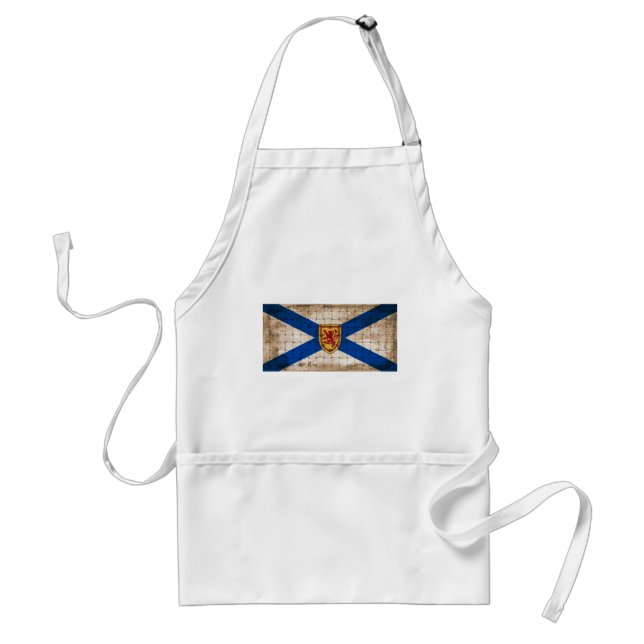 Distressed Nova Scotia Flag Adult Apron (Front)