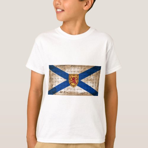 Distressed Nova Scotia Flag T_Shirt