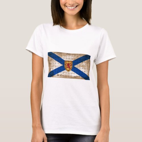 Distressed Nova Scotia Flag T_Shirt