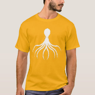 Distressed Octopus Design - Men's Basic T-Shirt