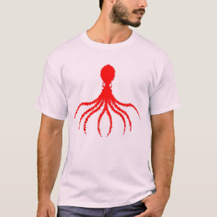 Distressed Octopus Design - Men's Basic T-Shirt