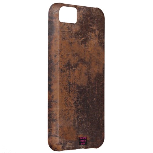 Distressed Old Leather look Cell Phone Cases (Back/Right)