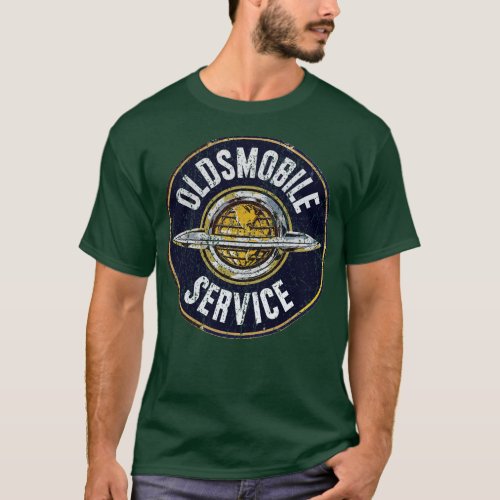 Distressed Oldsmobile Service  T_Shirt
