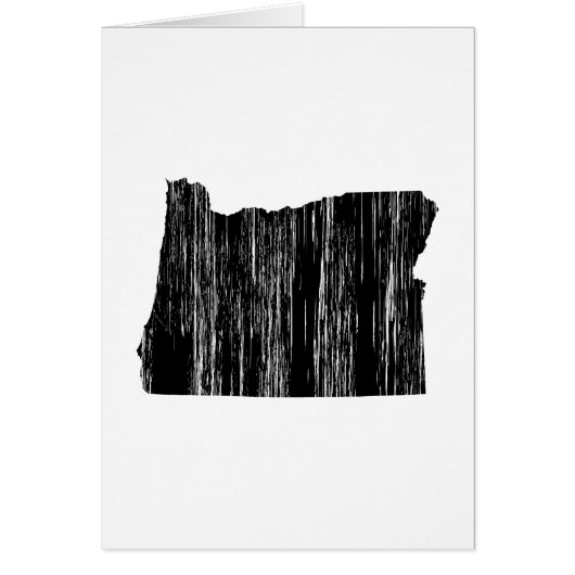 Distressed Oregon State Outline (Front)
