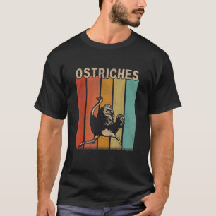 Distressed Ostriches Men Women Kid Ostriches Ret T-Shirt