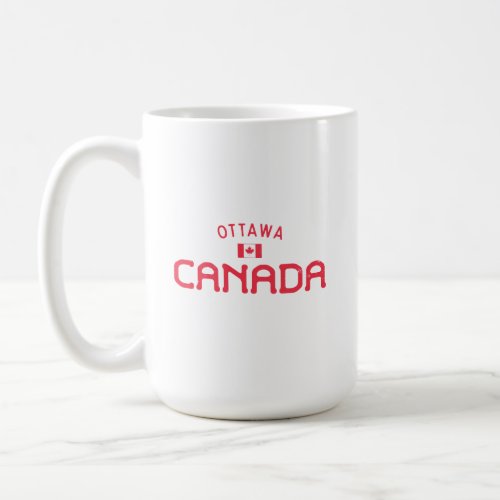 Distressed Ottawa Canada Coffee Mug