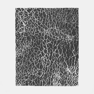 Distressed overlay texture of crocodile or snake s fleece blanket