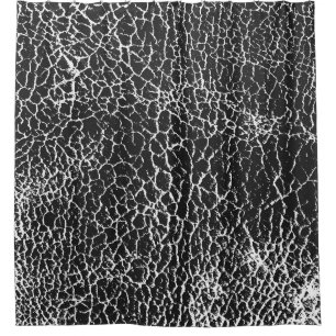 Distressed overlay texture of crocodile or snake s shower curtain