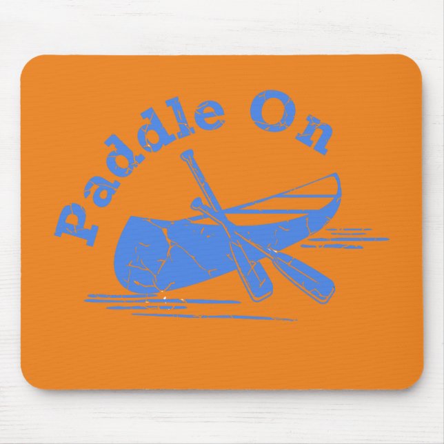Distressed Paddle On Design - Mouse Pad (Front)
