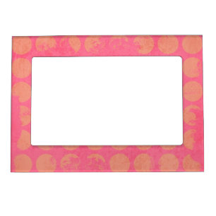 Distressed Peaches Magnetic Picture Frame