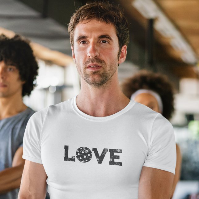 Distressed Pickleball LOVE T-Shirt (Creator Uploaded)