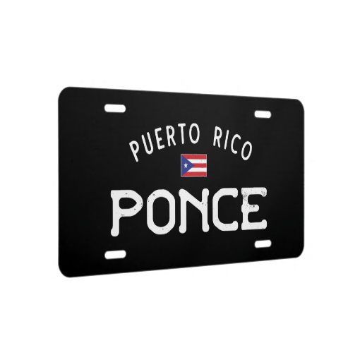 Distressed Ponce Puerto Rico License Plate Zazzle