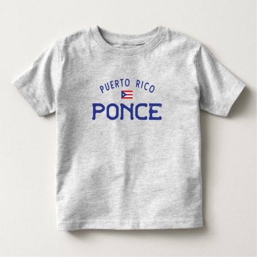 Distressed Ponce Puerto Rico Toddler T_shirt