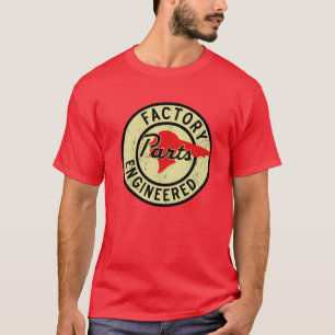 Distressed Pontiac parts sign t-shirt
