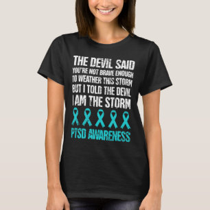 Distressed Post Traumatic Stress Ptsd Awareness T-Shirt
