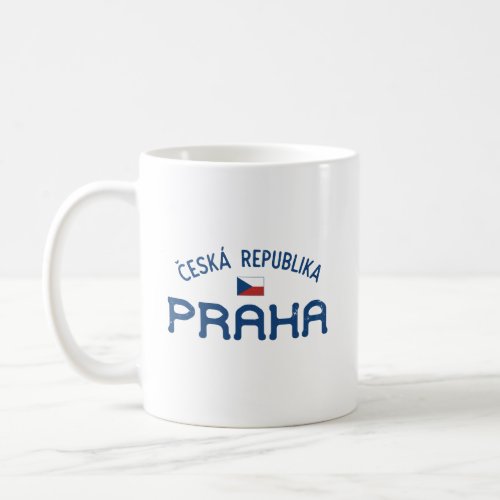 Distressed Prague Czech Republic Praha Coffee Mug