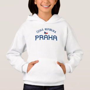 Distressed Prague Czech Republic (Praha) Girls' Hoodie
