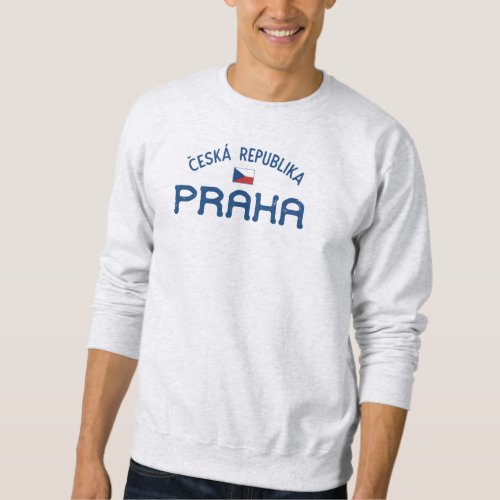 Distressed Prague Czech Republic Praha Sweatshirt