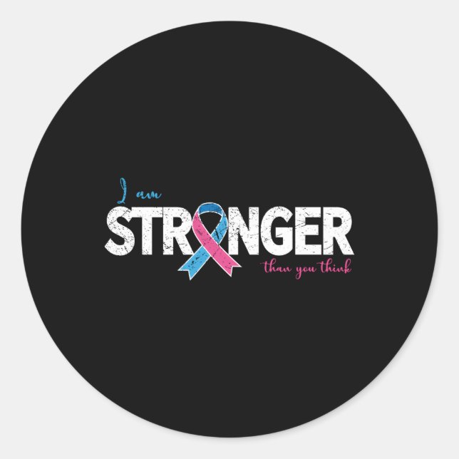 Distressed Pregnancy And Infant Loss Awareness T Classic Round Sticker (Front)