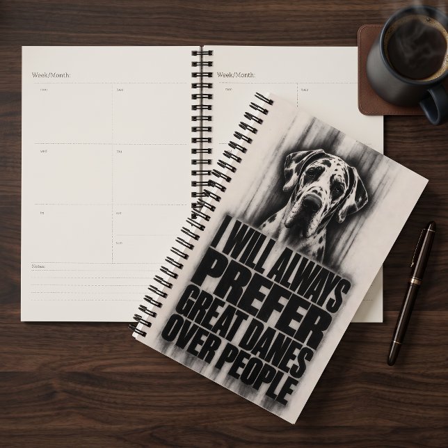 Distressed Printer Great Dane Statement  Planner (Creator Uploaded)