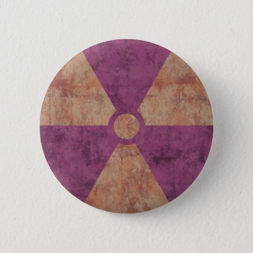 Distressed Radiation Symbol Button