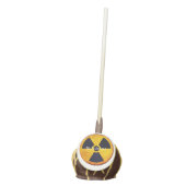 Distressed Radiation Symbol Cake Pops (Front)
