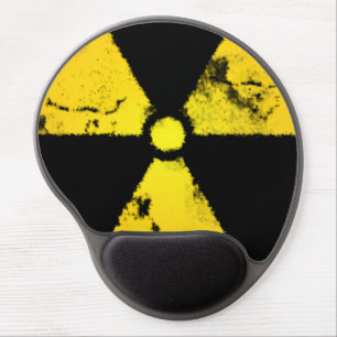 Distressed Radiation Symbol Mousepad