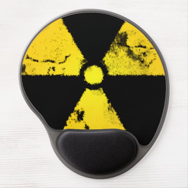 Distressed Radiation Symbol Mousepad (Front)