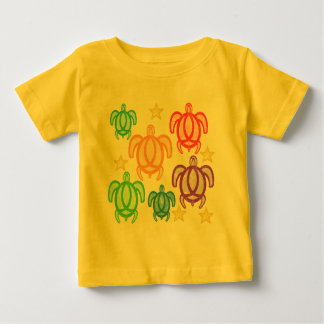 Distressed Rainbow Turtles Infant Creeper