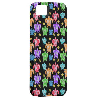 Distressed Rainbow Turtles iPhone Case