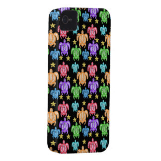 Distressed Rainbow Turtles iPhone Case