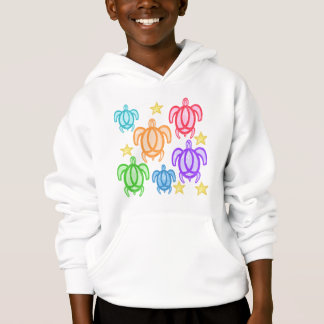 Distressed Rainbow Turtles Kids' Sweatshirts