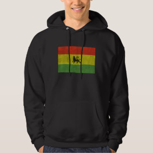 Distressed Rasta Flag Hoodie