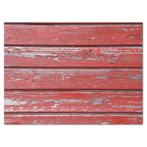 distressed red wood tissue paper