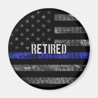 Distressed Retired Police Flag