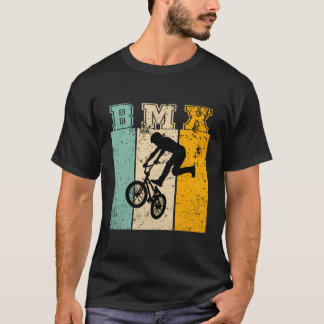 Distressed Reto Vintage Bmx Riders Bicycle Lovers T-Shirt