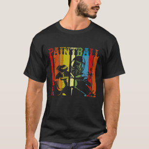 Distressed Retro Paintball T-Shirt