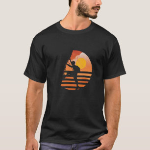 Distressed Retro Rock Climbing Mountain Hiking T-Shirt