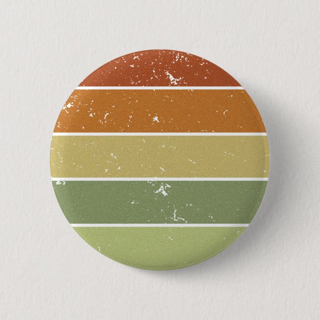 Distressed Retro Sunset Button (Front)