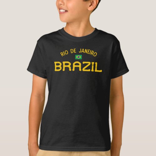 Distressed Rio de Janeiro Brazil Boys T_Shirt
