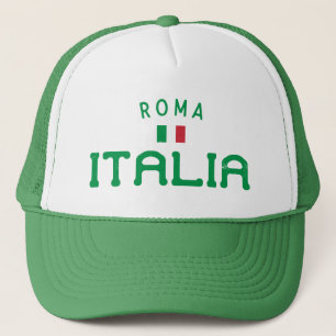 Distressed Roma Italia (Rome Italy) Trucker Hat