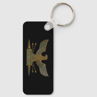 Distressed Roman Eagle Aquila Keychain