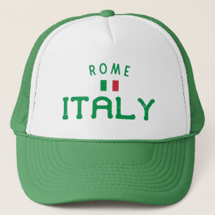 Distressed Rome Italy Trucker Hat