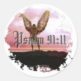 Distressed Round Stickers