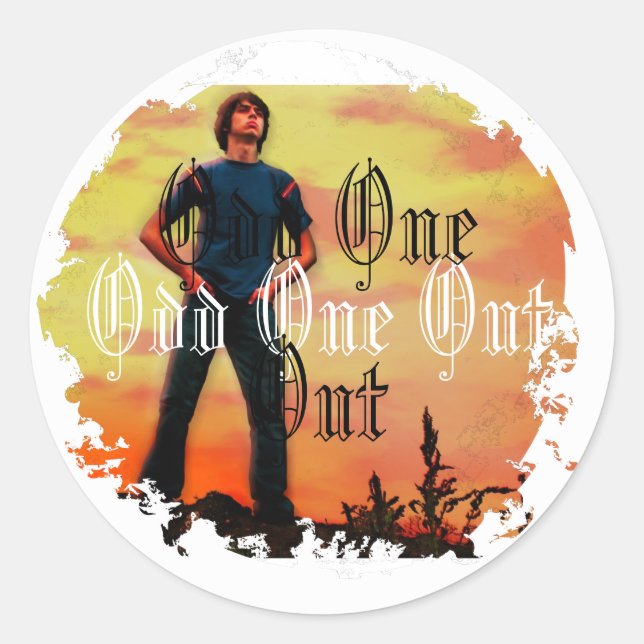 Distressed Round Stickers (Front)