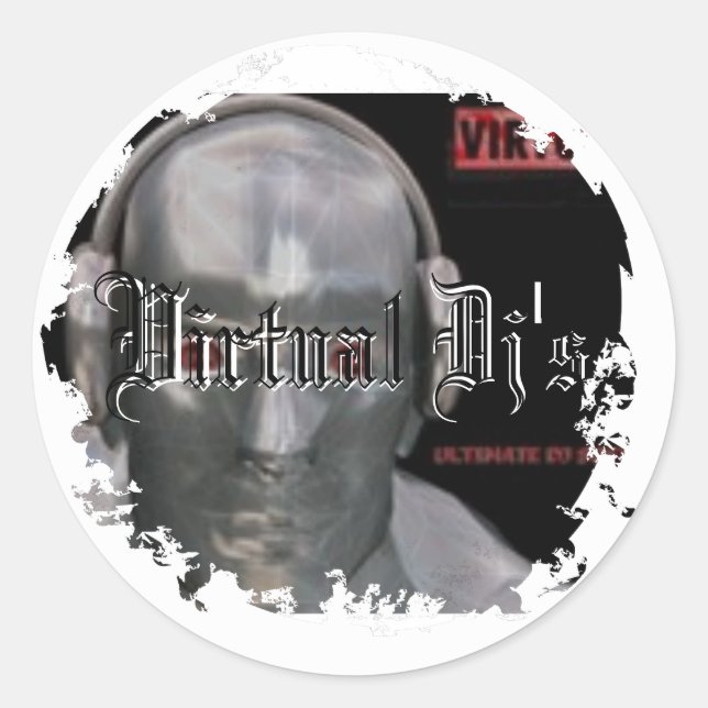 Distressed Round Stickers (Front)