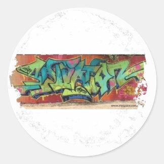 Distressed Round Stickers - Customized